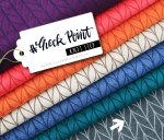RESTSTÜCK 50cm !!! - Bio Jacquard Stepper - Knit Step - carbon-mélange/weiß - Check Point - Hamburger Liebe